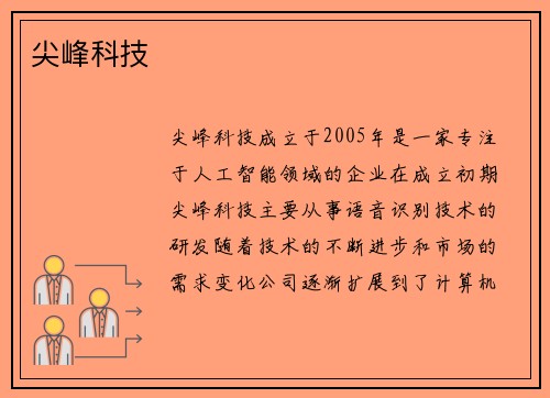 尖峰科技